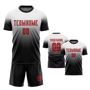 Uniformes de Fútbol Personalizados con Logotipo, Conjuntos de Entrenamiento para Equipos de Fútbol con Impresión por Transferencia de Calor, Unisex para Adultos, Venta al Por Mayor, Pantalones Cortos Transpirables - Product Image 4