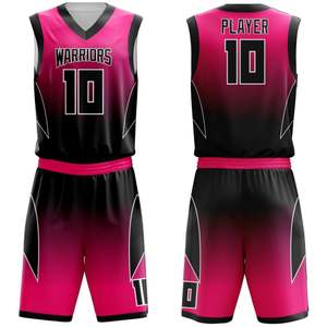 Personalizable Reversible de Doble Cara Transpirable Impreso Pantalones Cortos de Baloncesto Personalizado Adulto Jersey Uniformes Nombre Número Logo - Product Image 1