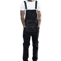 Nouvelle Arrivée Salopettes de Travail en Jean de Qualité Supérieure pour Hommes, Taille Haute, Personnalisables, Pantalons Longs, Style Mode