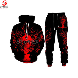 Chándales sublimados impresos en 3D para hombre, ropa de calle, Jersey informal, sudaderas para correr de ajuste Regular, traje - Product Image 4