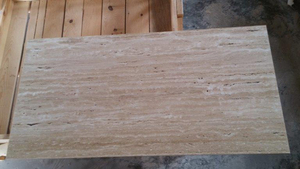 2025 tĩnh mạch cắt cổ điển travertine nhựa trong suốt Epoxy điền 2x40x60cm từ Thổ Nhĩ Kỳ cao cấp tùy chỉnh cắt đá tự nhiên gạch - Product Image 6