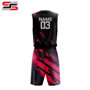 Conjunto de uniforme de baloncesto de malla personalizado al por mayor ropa deportiva de camiseta de baloncesto bordada - Product Image 2
