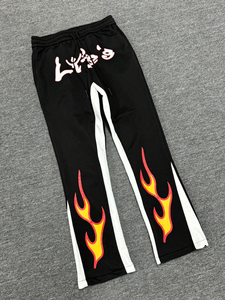 Pantalones de chándal holgados personalizados Pantalones largos deportivos informales sueltos de color sólido Pantalones de chándal de algodón de alta calidad Unisex - Product Image 6