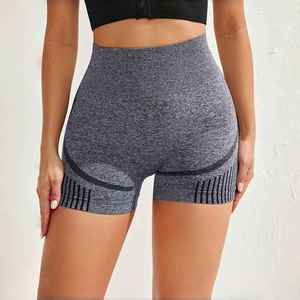 Short d'entraînement taille haute femme pour femme Legging de fitness à séchage rapide pour Yoga Cyclisme Jogging-Short multi-sport - Product Image 4