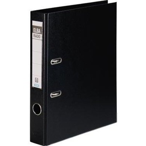 ELBA Rado Plast 50mm DIN <b>A4</b> File <b>Folder</b> Cardboard Material with Outer PVC Lamination Inner Black PVC Lamination - Product Image 1