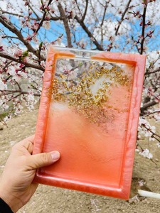 ถาดเรซิ่นตกแต่งหลากสี ของตกแต่งบ้าน ถาดเรซิ่นทรงสี่เหลี่ยมคุณภาพสูง - Product Image 3