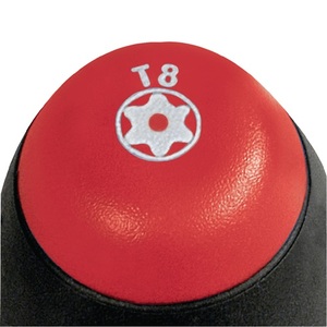 For WIHA SoftFinish T8 Torx <b>Screwdriver</b> 60mm Round Blade Multi-Component Handle - Product Image 3