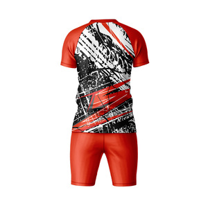 Conjuntos de uniformes de fútbol personalizados para hombres, camiseta y pantalones cortos de fútbol de equipo personalizado con servicio de impresión de números y logotipos - Product Image 5