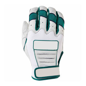 Gants de frappe en cuir véritable de dernière génération en gros, gants de baseball respirants, gants de frappe de softball avec logo personnalisé - Product Image 4