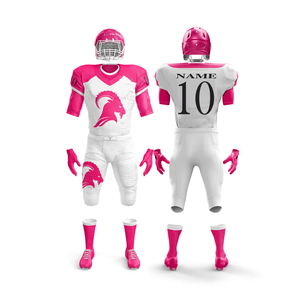 Alta calidad personalizado OEM hombres fútbol americano uniforme transpirable manga corta más tamaño disponibilidad - Product Image 2