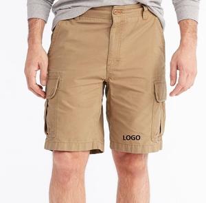 Correr en blanco Cargo doble cara 4 bolsillos sólido ecológico personalizable transpirable hombres Casual gimnasio Yoga ejercicio pantalones cortos - Product Image 1