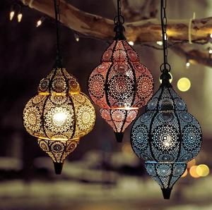 Juego de Oficina Moderna para el Hogar, Color Personalizado al por Mayor, Calidad Premium, Ecológico, Lámpara Marroquí de Metal Hecha a Mano - Product Image 1