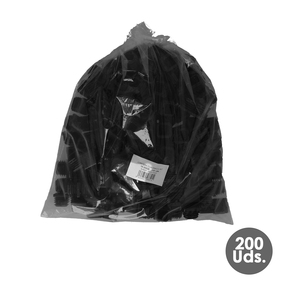 Tappo interno quadrato in plastica 30x30 mm. Nero. Confezione da 200 Unità. - Product Image 3