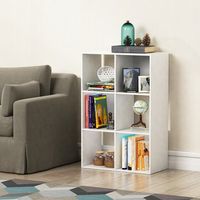 Librería de Madera Maciza de Diseño Moderno para el Hogar, Mueble Organizador para Sala de Estar