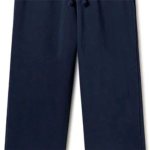 Nouveau modèle de pantalon de survêtement pour homme en tricot bleu uni avec 3 poches style sérigraphie pantalon droit léger pour homme - Product Image 6