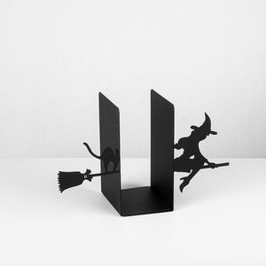 Sujetalibros completo estilo gato negro Metal extremos de libro tapón único moderno grande libro titular organizador - Product Image 6