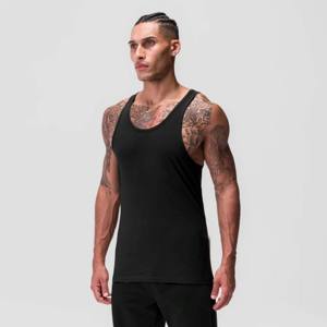 Camiseta sin Mangas Básica de Algodón para Hombre - Camiseta sin Mangas Transpirable para Uso Casual y Entrenamientos en el Gimnasio - Product Image 2