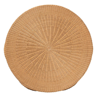 Table basse ronde en rotin naturel festonné faite à la main Table centrale en osier meubles de salon modernes décoration de la maison