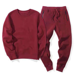 High Quality Thick Track Suit Oversized Heavyweight Blank <b>Fleece</b> Sweat <b>Shirt</b> Jogger Custom 500GSM Cotton Blend <b>Men</b> Joggers Set - Product Image 2