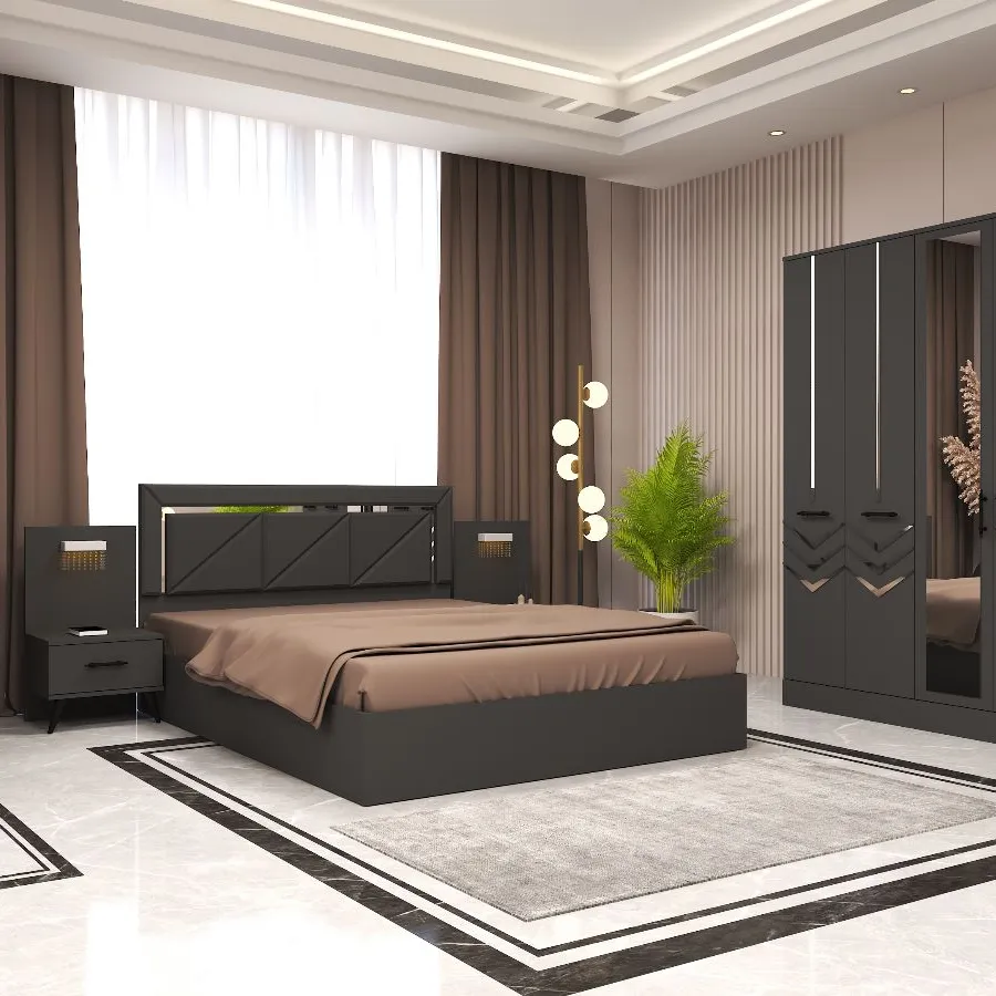Yatak odası mobilya SET için ekonomik yatak odası takımı yatak odası türk mobilya CUORTO chachaschlafzimmer DORMITOR mobilya