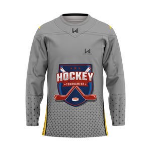 Camisetas de Hockey sobre Hielo Personalizadas, Tallas Grandes, Impresión por Sublimación, Alta Calidad, 100% Poliéster Elástico, Camisetas de Equipo para Adultos de Secado Rápido - Product Image 2