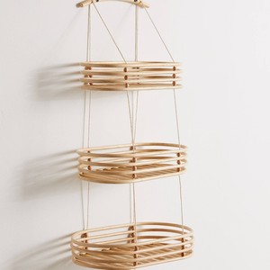 Panier suspendu en rotin pour fruits, organisation de cuisine, vente en gros, paniers de rangement en osier naturel - Product Image 2