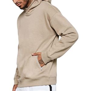 Tendance pull surdimensionné respirant de haute qualité solide couleur personnalisée sweats à capuche vêtements surdimensionné basiques à capuche 2026 - Product Image 2