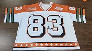 Camiseta de fútbol americano recortada de alta calidad para mujer, Camiseta deportiva con estampado de Club deportivo, camiseta de calle de moda de gran tamaño transpirable - Product Image 5