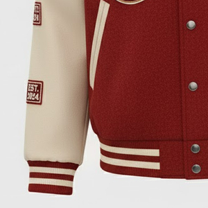 Chaquetas Varsity de Lana Bordadas en Chenilla Más Vendidas, Chaqueta Varsity de Béisbol de Manga Larga para Hombre - Product Image 5