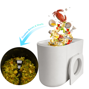 Composteur Électrique Intelligent 4,5 L pour Déchets Alimentaires Domestiques avec Filtre à Charbon Anti-Odeur, Commande Vocale et Traitement des Déchets par IA - Product Image 1