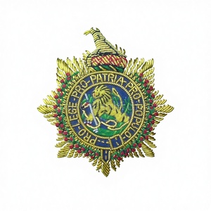 BLAZER BADGE brodé à la main LEGE PRO PATRIA PRO POPULO BADGE - Product Image 1