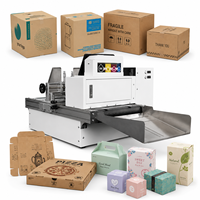 Imprimante numérique industrielle à passage unique 20 m/min avec têtes HP I4 - Machine d'impression haute vitesse pour carton ondulé