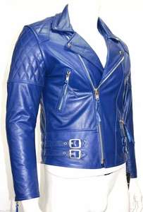 แจ็กเก็ตหนังเดนิมสไตล์วินเทจสำหรับผู้ชาย - Product Image 3