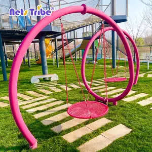 Children's Playground Leisure Park Swing Set In Outdoor Theme Amusement Equipment