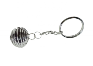 พวงกุญแจอเมทิสต์คริสตัลหินธรรมชาติสุดพิเศษพวงกุญแจเงินเคลือบอัญมณีคริสตัลแบบหยาบที่กำหนดเองขายส่ง - Product Image 3