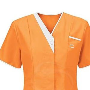 Ensemble de gommage médical extensible à séchage rapide à manches courtes de haute qualité pour ensemble d'uniformes d'infirmières hospitalières - Product Image 2