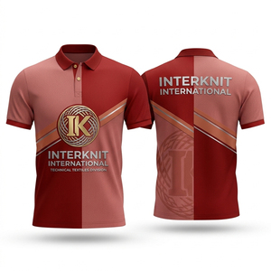 Polo personnalisé pour homme, sublimation, séchage rapide, style gothique brodé, t-shirt de golf pour homme - Product Image 1