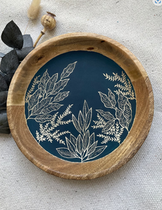 Cuenco para servir de madera de acacia de alta calidad Opción de bambú ecológica disponible para ensaladas de frutas y alimentos - Product Image 1