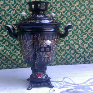 Urna de café de latón Imperial de alta calidad Loubat antiguo y cobre 5 Lt urna Imperial rusa martillo de latón turco Samovar al por mayor - Product Image 1