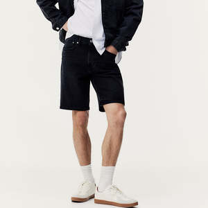 Shorts pour hommes décontractés d'été en laine peignée de haute qualité, coupe slim, tendance, capri, polyvalents, cargo droits, écologiques, imperméables - Product Image 6