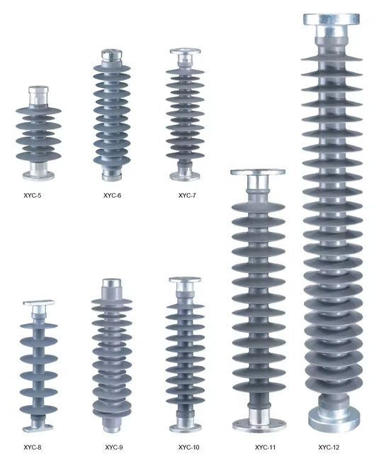 High Voltage Polymeric Insulators 12KV 15KV 24KV 28KV 33KV 36KV Silicone Rubber Composite Suspension Insulator