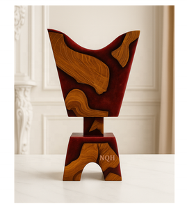 Quemador de Incienso Bakhoor de Resina Epoxi y Madera Artesanal de Lujo, Moderno Porta Incienso Árabe, Decoración para el Hogar, Fragancia Oud Bakhoor Aromática - Product Image 4