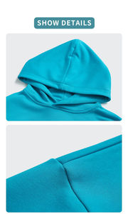 Sudadera con capucha personalizada para mujer, ropa de calle, sudadera recortada con logotipo bordado para yoga, gimnasio y trotar en invierno - Product Image 3