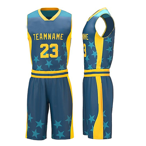 Uniforme de Baloncesto Transpirable de Poliéster al por Mayor, Conjunto de Entrenamiento Duradero sin Mangas con Técnicas de Sublimación Impresas 2026 - Product Image 5