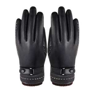 Guantes de cuero de dedo completo transpirables de alta calidad Unisex para invierno recién llegado deportes de moda al aire libre mantener guantes calientes - Product Image 1