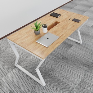 Modern Minimalist 160x80 Steel Leg <b>Office</b> Conference <b>Table</b> for Hotel & <b>Office</b> Use-HBMC009 - Product Image 2