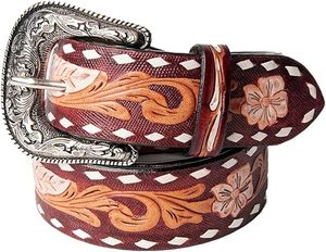 เข็มขัดคาดเอวหนังแท้ unisex, สินค้ามาใหม่ทำมือสไตล์ตะวันตกทำด้วยมือทำด้วยมือทำจากอัลลอยด์สำหรับหัวเข็มขัด - Product Image 1