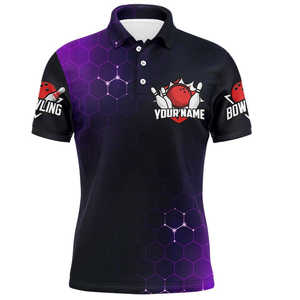 Bowling tricoté sportif personnalisé pour chemise pour hommes avec drapeau américain et maillot de la marine patriotique de l'équipe - Product Image 5