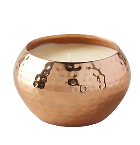 TQC Hammered Design Copper Finished Handmade Eco-Friendly Cylinder Candle Jar <b>Lid</b> Home Hotel Restaurants Wedding Christmas - Product Image 1