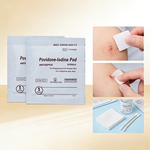 OEM Service Sterile Povidone Iodine Prep Pad 10% Medical Grade Iodine <strong>Antiseptic</strong> <strong>Wipes</strong> Individually Wrapped <strong>for</strong> Hospital Clinic - Product Image 2
